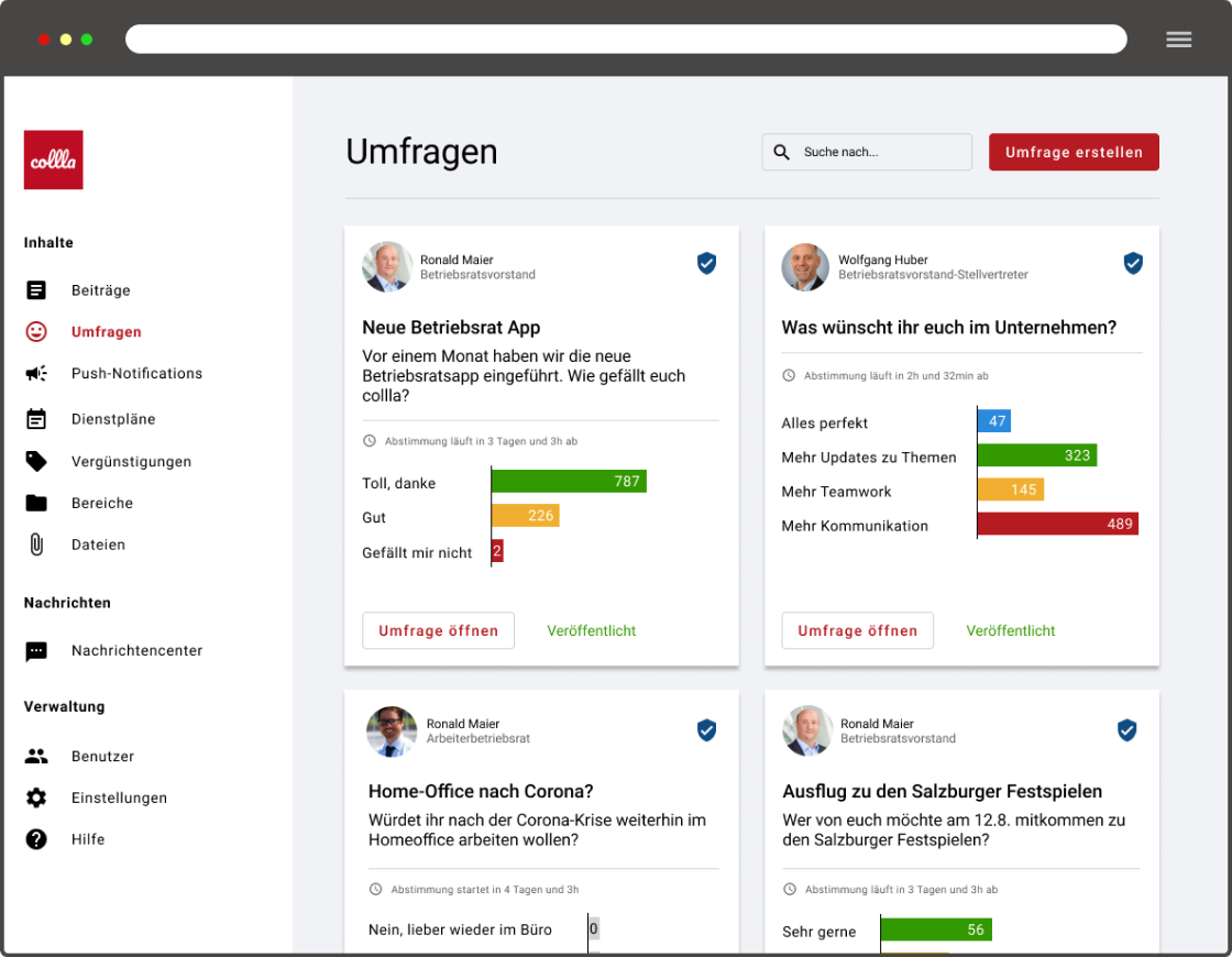 Administration-Funktion